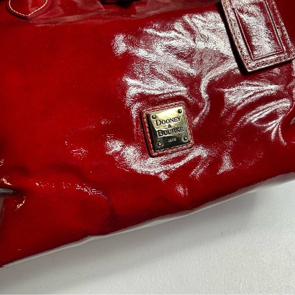 Vintage DOONEY & BOURKE Medium Bordeaux Cindy Tote Shoulder Bag Rare J8051229 - Picture 5 of 14